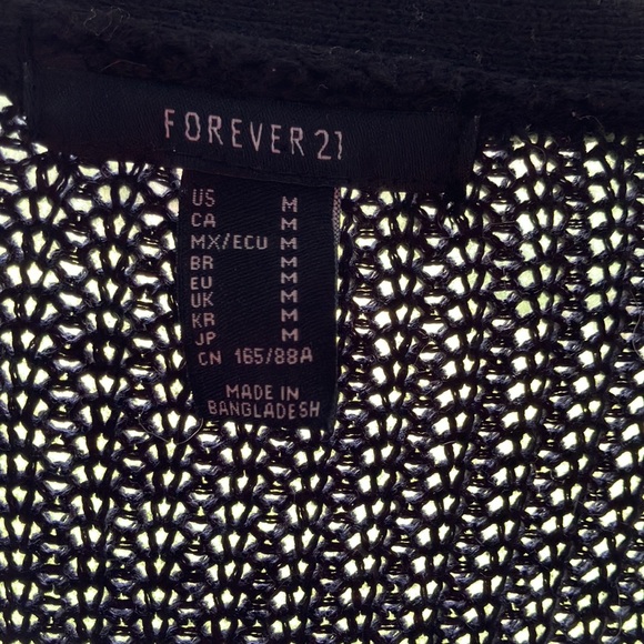 Black knitted cardagen - Picture 2 of 2